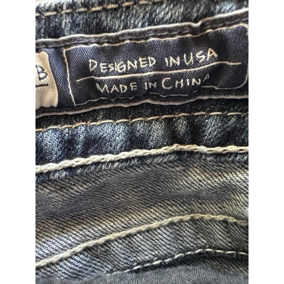 Vintage Y2K Miss Me JP5409B bootcut lowrise rhinestone embellished jeans 30 - Picture 6 of 13